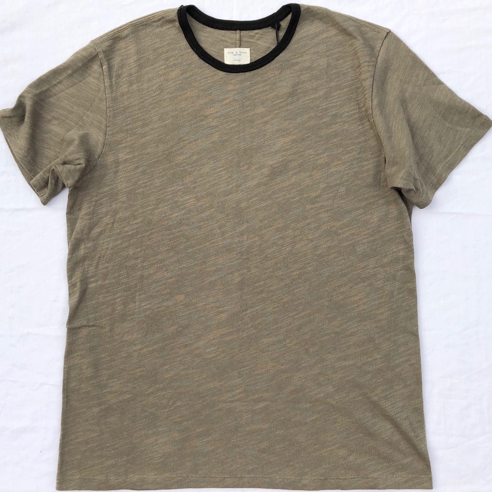 rag & bone classic tee grey moss